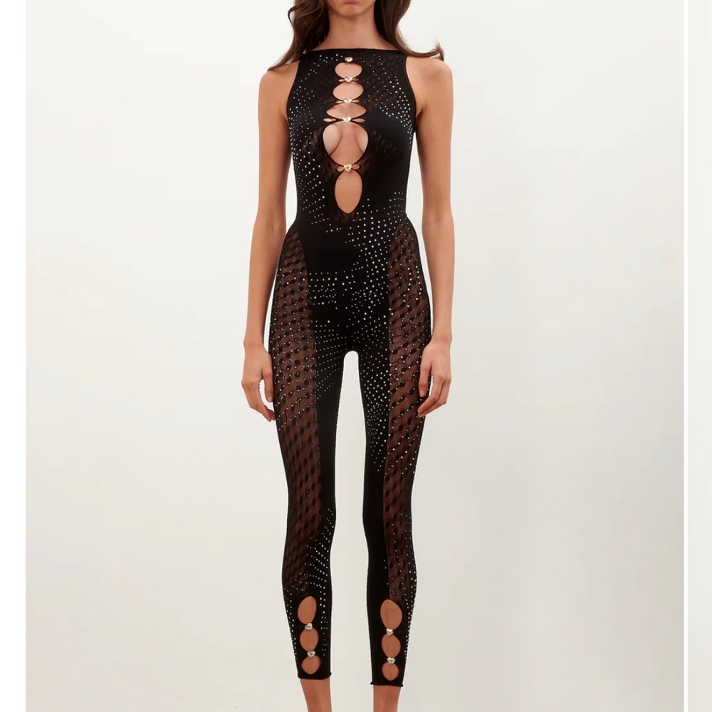 POSTER GIRL Janice rhinestone jumpsuit